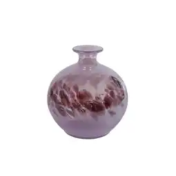 Marskramer Vaas Orla paars glas 22x22x23,5cm aanbieding