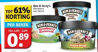 Hoogvliet Ben & Jerry's aanbieding
