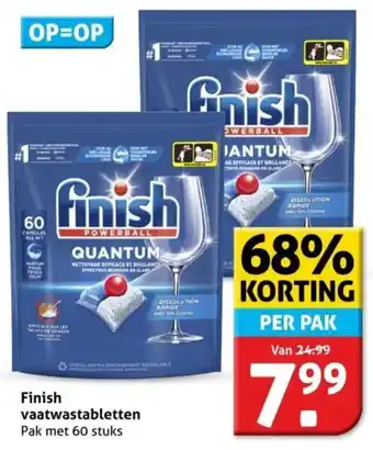 Hoogvliet Finish vaatwastabletten aanbieding