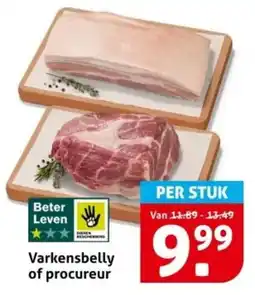 Hoogvliet Varkensbelly of procureur aanbieding