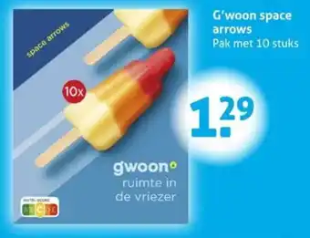 Hoogvliet G'woon space arrows aanbieding
