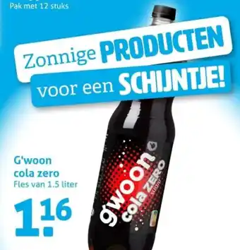 Hoogvliet G'woon cola zero aanbieding