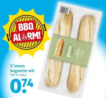 Hoogvliet G'woon baguette wit aanbieding