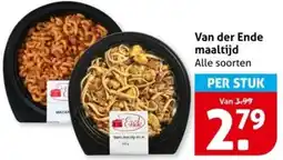 Hoogvliet Van der Ende maaltijd aanbieding