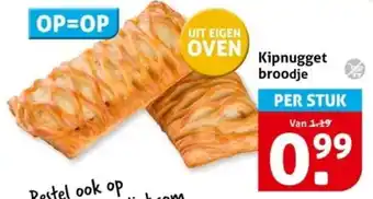 Hoogvliet Kipnugget broodje aanbieding