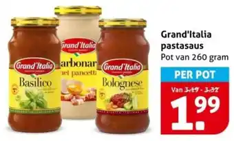 Hoogvliet Grand'Italia pastasaus aanbieding