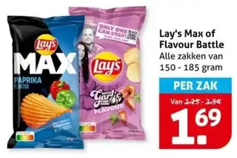 Hoogvliet Lay's Max of Flavour Battle aanbieding
