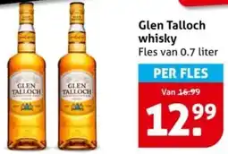 Hoogvliet Glen Talloch whisky aanbieding