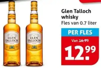 Hoogvliet Glen Talloch whisky aanbieding