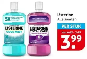 Hoogvliet Listerine aanbieding