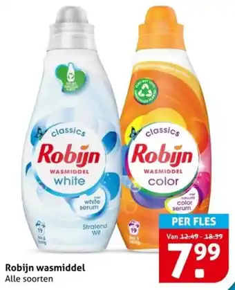 Hoogvliet Robijn wasmiddel aanbieding