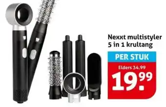 Hoogvliet Nexxt multistyler 5 in 1 krultang aanbieding