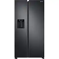 Bol.com Samsung RS68CG853EB1 Vrijstaand Amerikaanse deur Antraciet Binnenin R600a Gehard glas aanbieding
