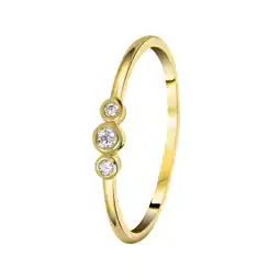 Douglas Lucardi Ring Zilver - goudkleurig aanbieding