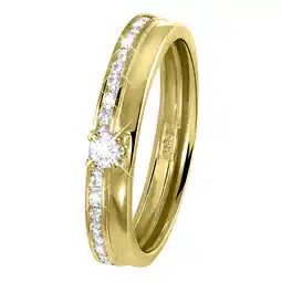 Douglas Lucardi Ring 14 Karaat Goud - goudkleurig aanbieding