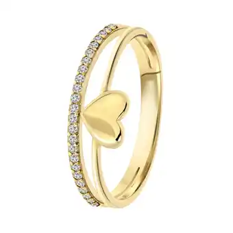 Douglas Lucardi Ring 14 Karaat Goud - goudkleurig aanbieding