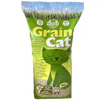 Zooplus 40l GrainCat kattenbakvulling aanbieding
