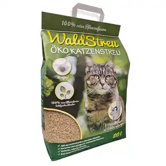 Zooplus 20l WaldStreu klonterende kattenbakvulling aanbieding