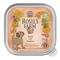 Zooplus Rosie's Farm Mini 6 x 150 g voor een probeerprijs! - Rundvlees met Tomaten aanbieding