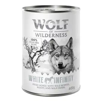 Zooplus 6 x 400 g White Infinity - Paard Hondenvoer aanbieding