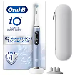 MediaMarkt Oral-b Elektrische Tandenborstel Io Metalic Blauw + Reisetui Elektrische Blauw aanbieding