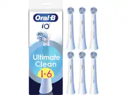 MediaMarkt Oral-b Refill Io Ultimate Clean Wit 6ct Oral-b Elektrische Tandenborstel Model Io aanbieding