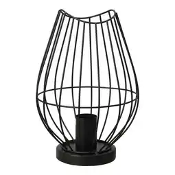 Van Cranenbroek Tafellamp Thimory 30cm E27 zwart aanbieding