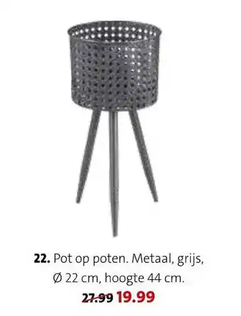 Intratuin Pot op poten. aanbieding