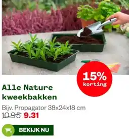 Welkoop Alle Nature kweekbakken aanbieding