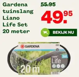 Welkoop Gardena tuinslang Liano Life Set aanbieding