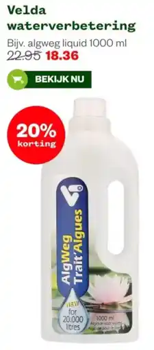 Welkoop Velda waterverbetering aanbieding