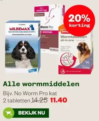 Welkoop Alle wormmiddelen aanbieding