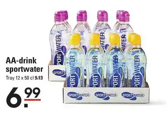 Sligro AA-drink sportwater aanbieding