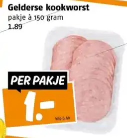 Poiesz Gelderse kookworst aanbieding
