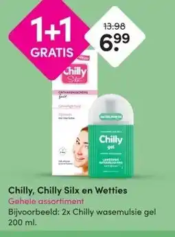 DA Chilly, Chilly Silx en Wetties Gehele assortiment aanbieding