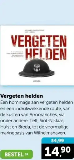Boekenvoordeel Vergeten helden aanbieding