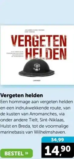 Boekenvoordeel Vergeten helden aanbieding