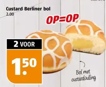 Poiesz Custard Berliner bol aanbieding
