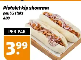 Poiesz Pistolet kip shoarma aanbieding