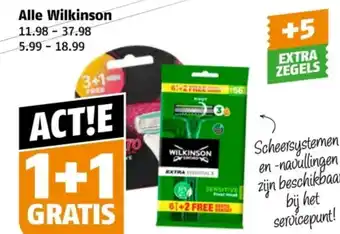 Poiesz Alle Wilkinson aanbieding