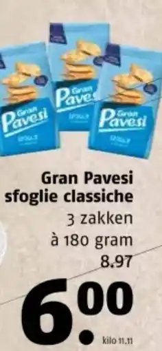 Poiesz Gran Pavesi sfoglie classiche aanbieding