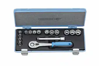 Conrad Gedore 30 JMU-10 2682885 Dopsleutelset Metrisch 3/8 (10 mm) 16-delig aanbieding