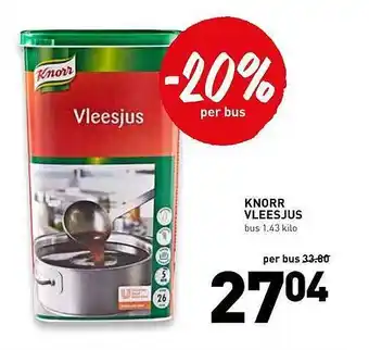 De Kweker Knorr vleesjus aanbieding