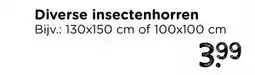 Xenos Dakraam hordoek elastisch - zwart - 130x150 cm aanbieding