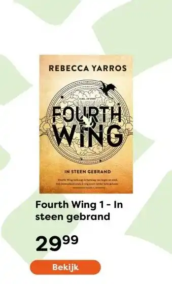 The Read Shop Fourth Wing 1 - In steen gebrand aanbieding