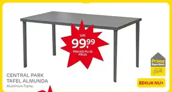 Praxis CENTRAL PARK TAFEL ALMUNDA aanbieding