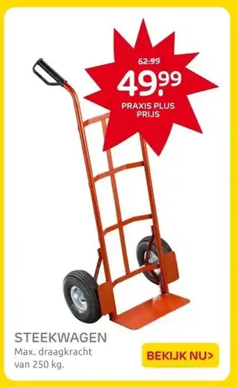 Praxis STEEKWAGEN aanbieding