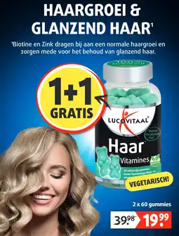 Lucovitaal HAARGROEI & GLANZEND HAAR¹ aanbieding