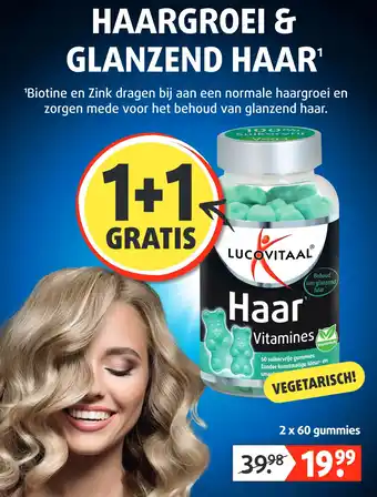 Lucovitaal HAARGROEI & GLANZEND HAAR¹ aanbieding