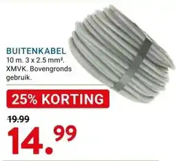 Kluswijs BUITENKABEL aanbieding